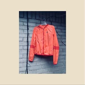 Adidas tangerine windbreaker